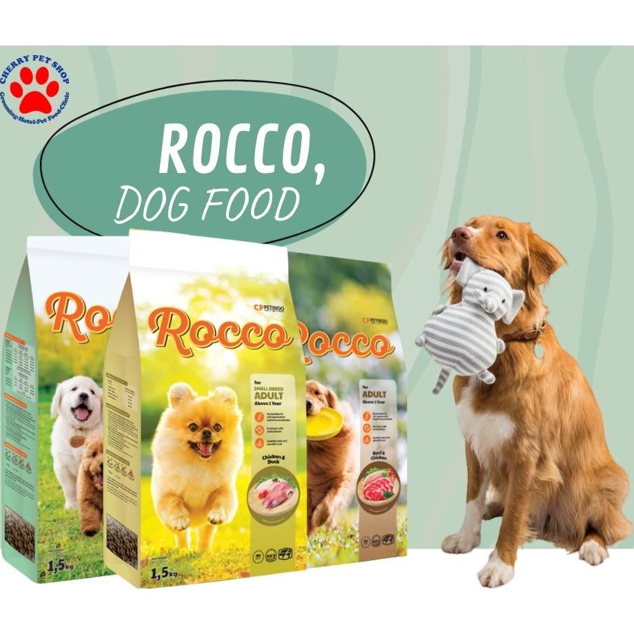 Rocco Dog Food 1.5 Kg Dog Food Makanan Anjing Kering Murah