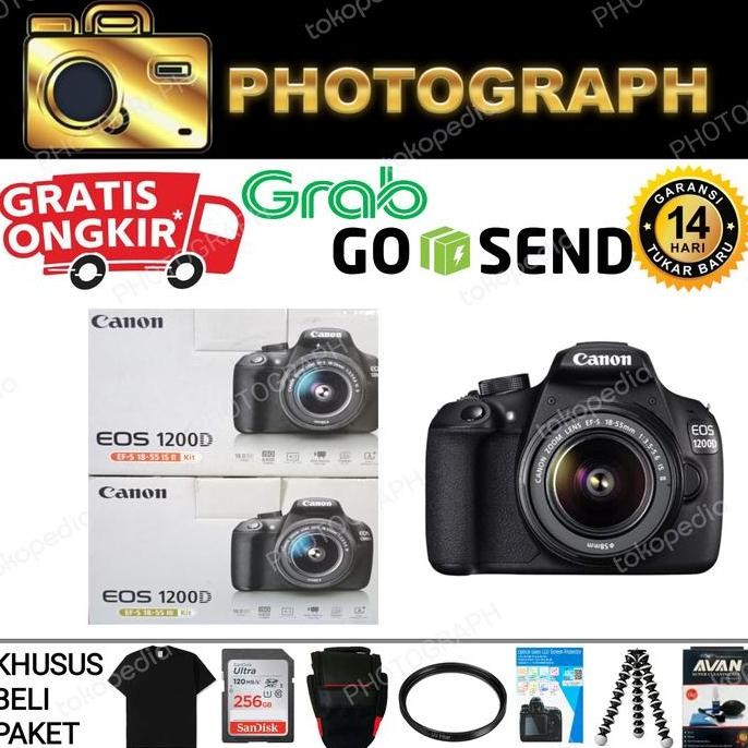 Tersedia CANON EOS 1200D KIT 18-55 / KAMERA CANON EOS 1200D / KAMERA DSLR CANON