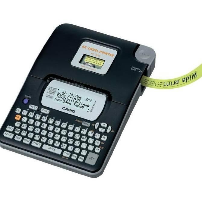 

Casio Label Printer Kl-820 - Mesin Label Printer Casio New Stok