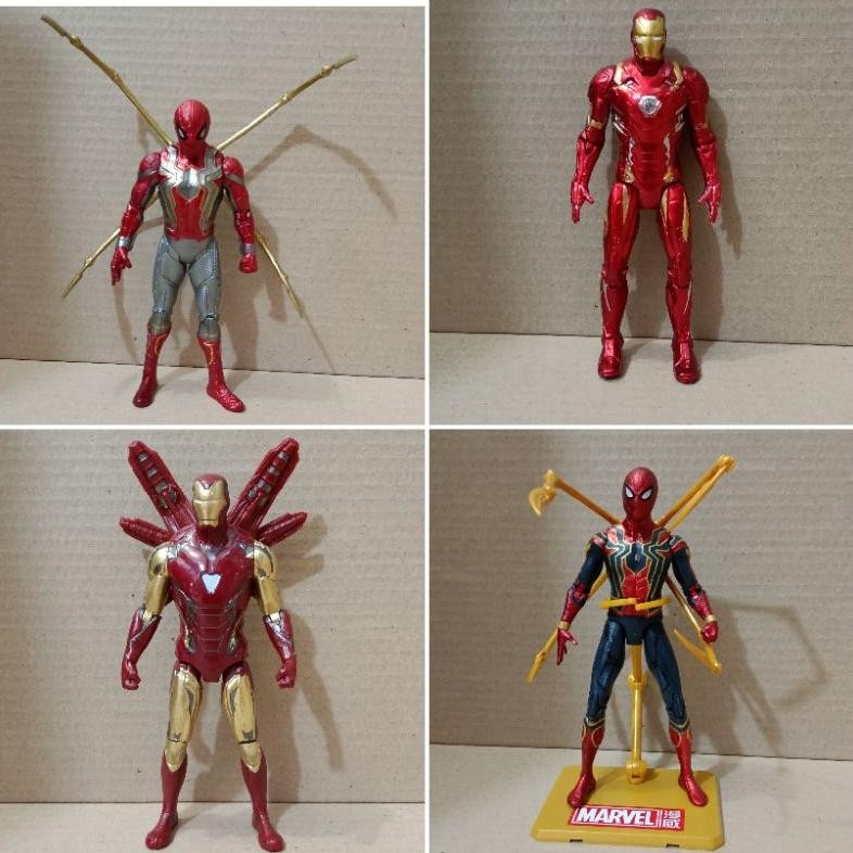 Mainan Action Figure Super Hero Iron Spider  Iron Man