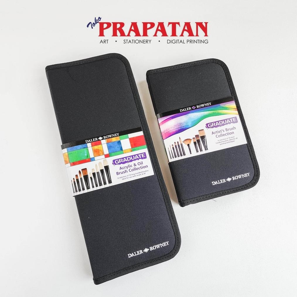

Daler Rowney Graduate Brush Collection set Zip Up Travel Case | Kuas Lukis AST