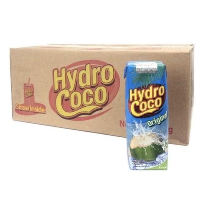 HYDRO COCO ORIGINAL 250 ML 1 DUS ISI 24 HYDROCOCO HYDRO COCO MURAH Ori