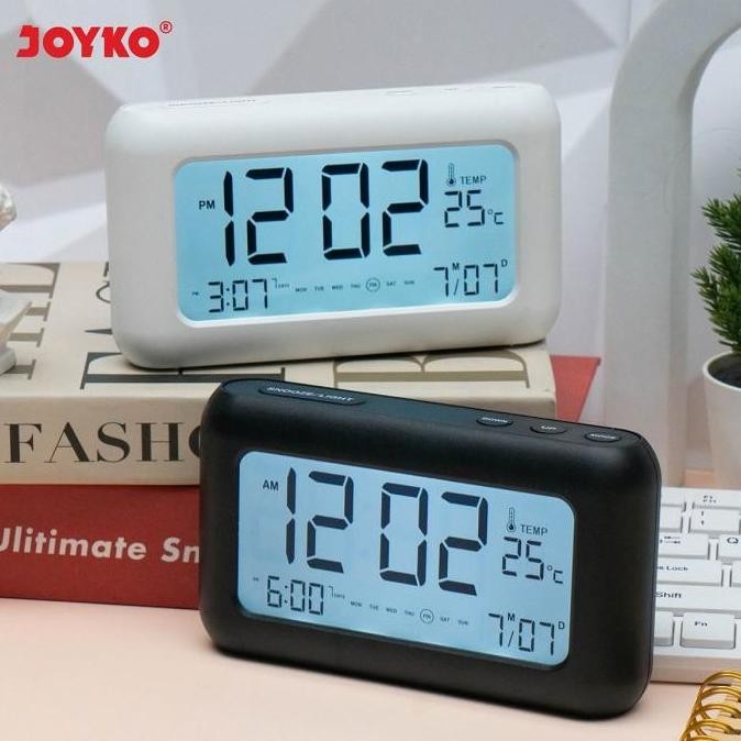 

Jam Beker Dering Rechargeable Digital Alarm Clock Joyko ALCL-608D GAM