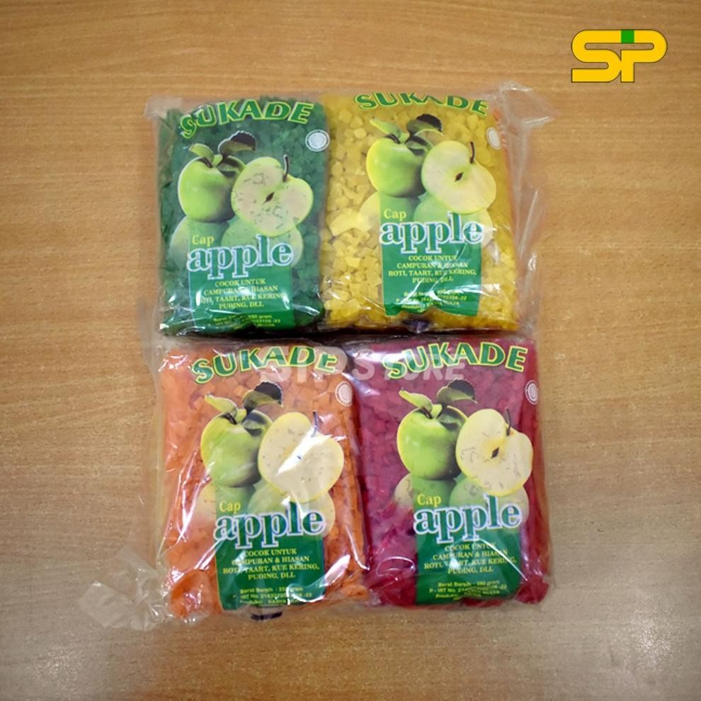 

SUKADE "APPLE" MIX @1kg / Manisan Buah Kering @1kg