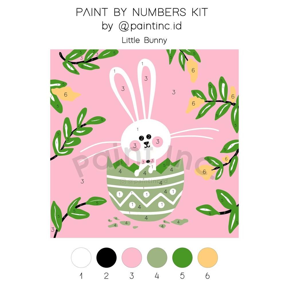 

Paint by Numbers Kit: Little Bunny | Paint Inc. ID | Painting Kit | Paint by Number | Gifts AST