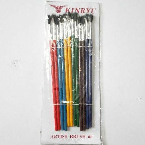 

Kuas Cat Air Nomor 6 / Kuas Lukis Harga Per Lusin (E5158) AST