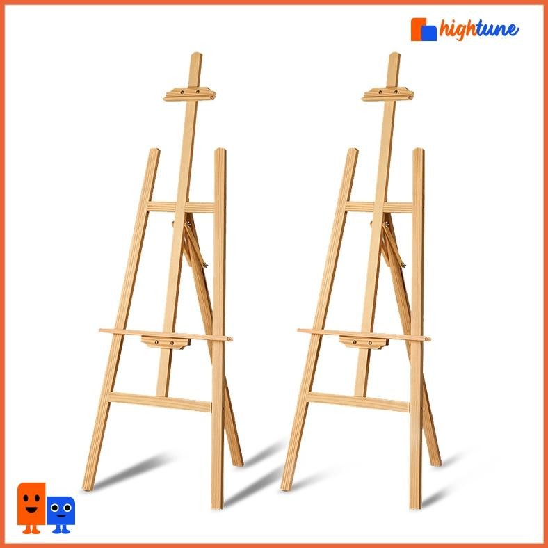 

Hightune Easel Kayu Holder Foto Stand Tripod Kayu Frame Kanvas Lukisan Tripod Frame Kayu AST