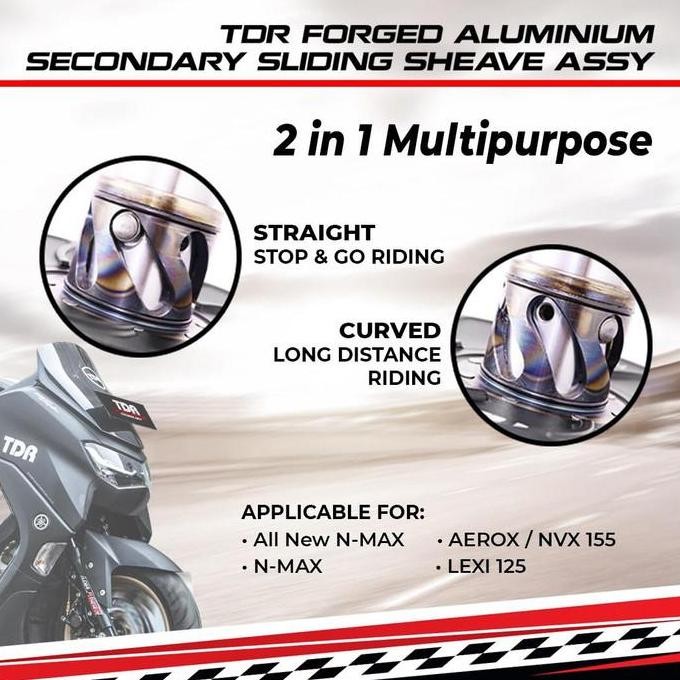 CVT Upgrade KIT TDR Racing Full Spek for Aerox 155- Nmax-Nmax 2020