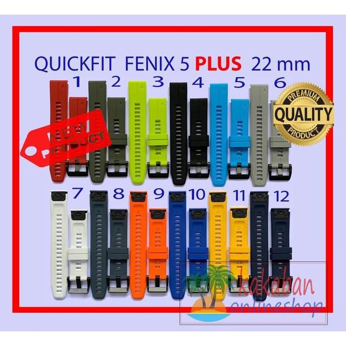 Fenix 5 Plus Strap Band Garmin Quickfit 22Mm