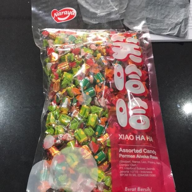 

Permen naraya xiao ha ha (net 500gr), xiaohaha, xiao haha HALAL