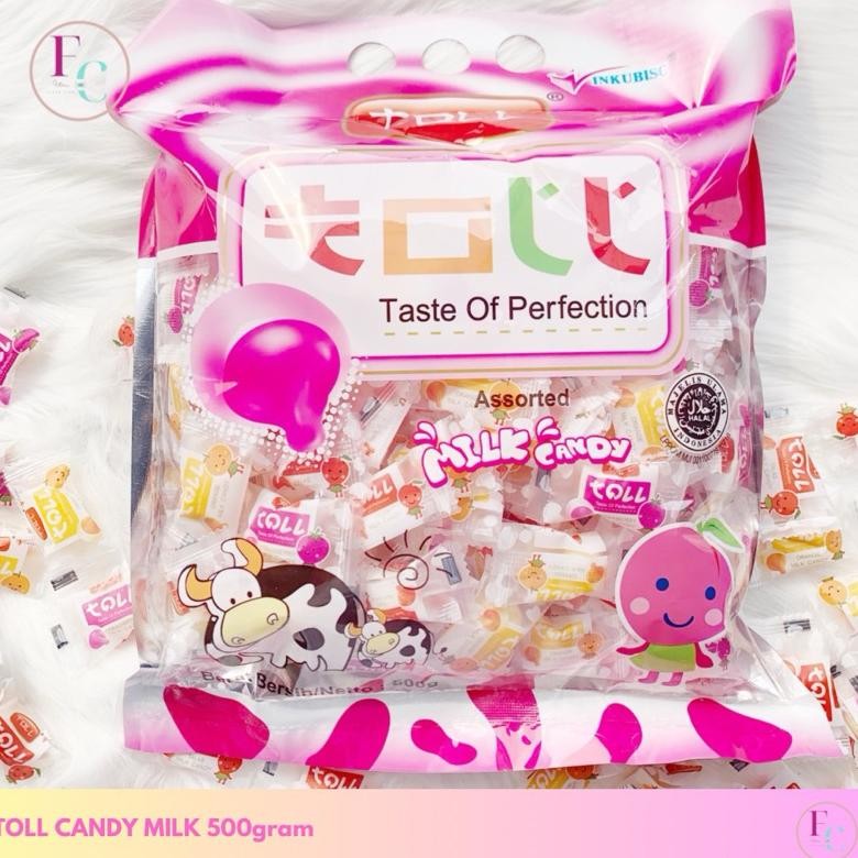 

Permen Toll Candy Milk 500gram Rasa Buah Halal
