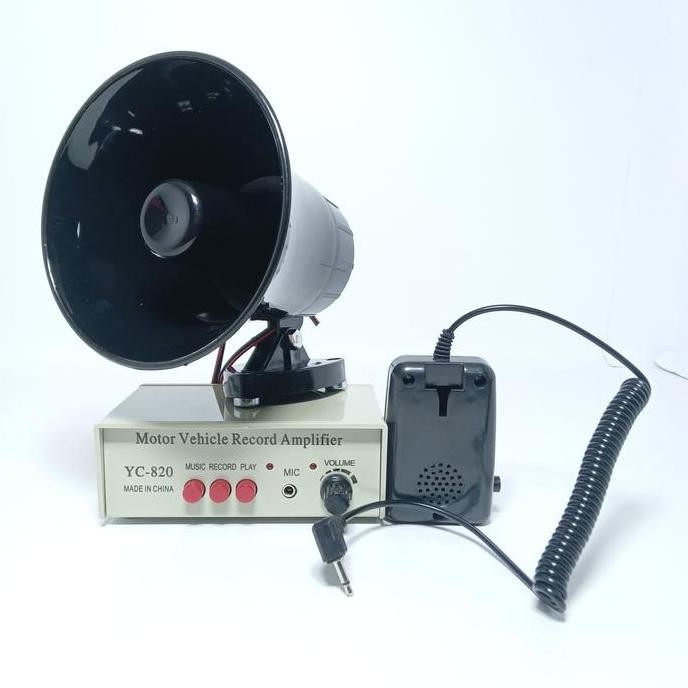 NEW Toa Speaker Buat Jualan Keliling Fleco YC-820 - Megaphone Mobil - Perekam Suara - Pengeras Suara