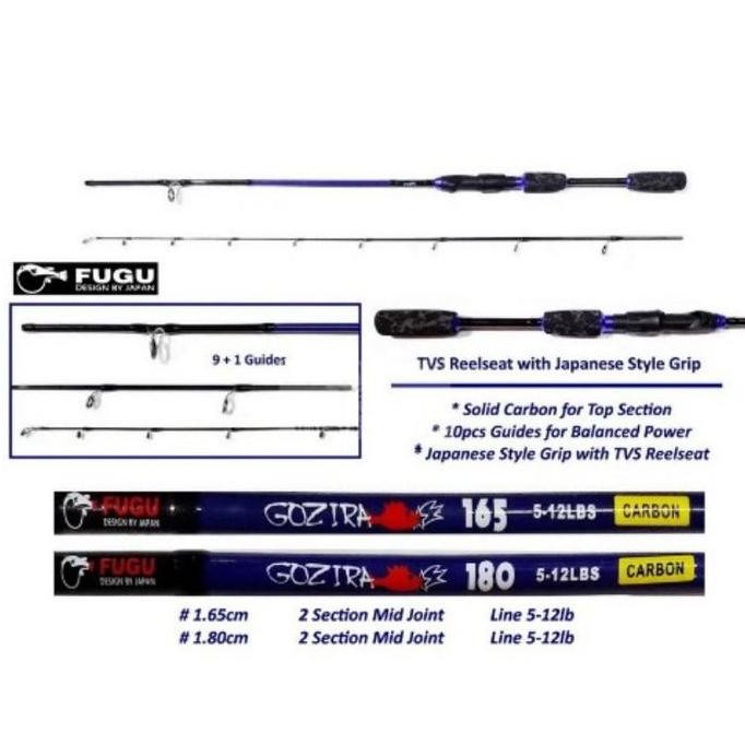 * Joran Fugu Gozira 120 135 150 165 180 5-12lbs *