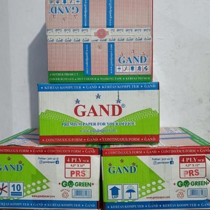 

BEBAS ONGKIR - continuous form 4 ply 9.5 x 11/2/bagi dua/PRS