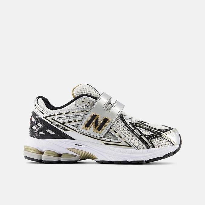 Tersedia SEPATU ANAK NB 1906R Hook & Loop Kids Silver Metallic PV1906RA ORIGINAL 100%