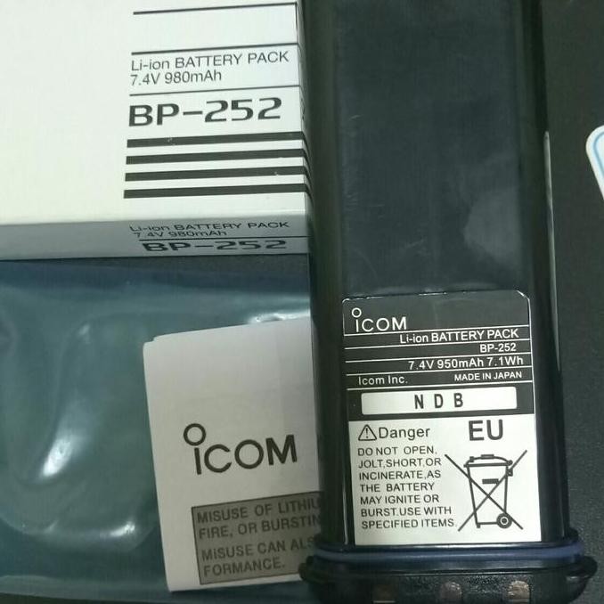 NEW batre battery bp252 batre bp-252 icom