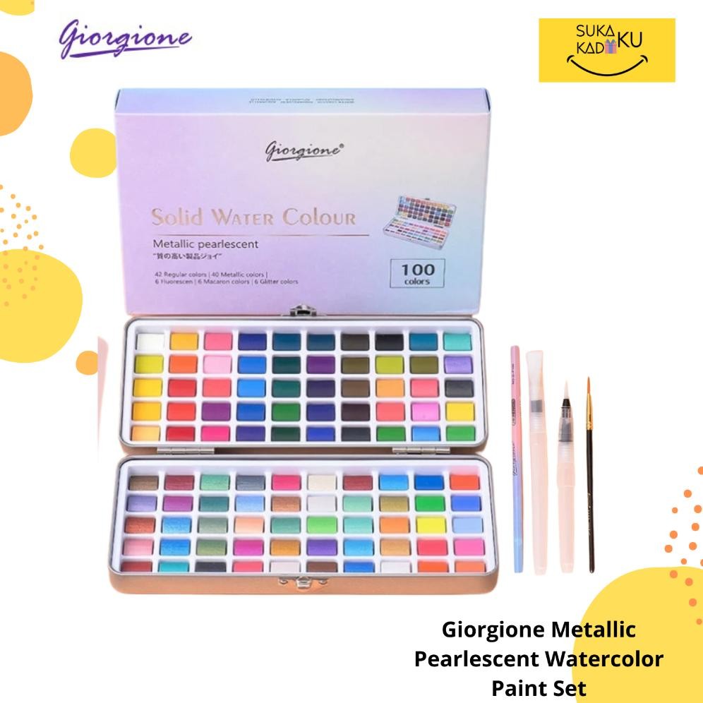 

Giorgione Giorgione Solid Water Colour Metallic Pearlescent 100 Colors G-ZG100 AST