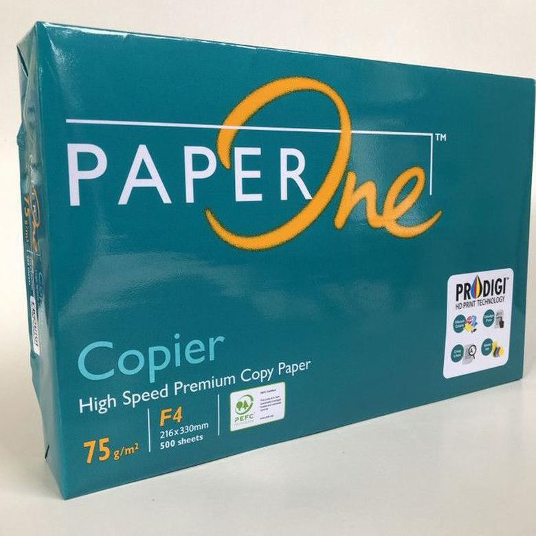 

Kertas HVS Folio F4 75 Gsm PAPERONE Isi 1 Rim (500 Lembar) AST