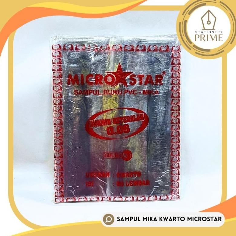

Sampul Buku Mika Kwarto MICRO STAR (1 PAK isi 60 Lembar) AST