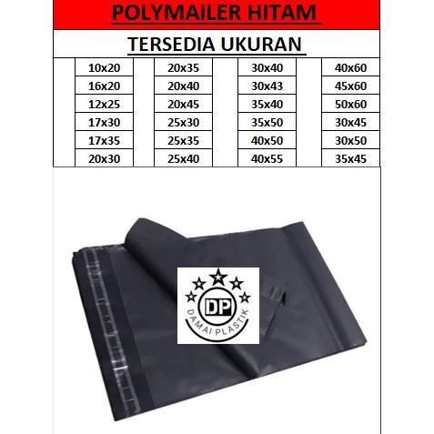 

Plastik Packing Olshop Online Shop ol on Shop Polymailer Warna hitam 30x40 30x50 30x45 32x45 AST