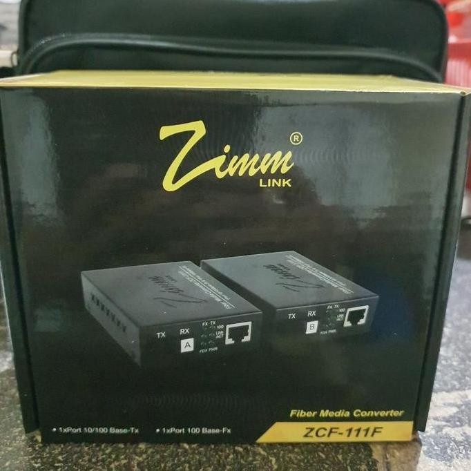 TERBARU - Converter Optic ZIMMLINK MFC110 (AB) 20KM serupa Converter HTB-3100