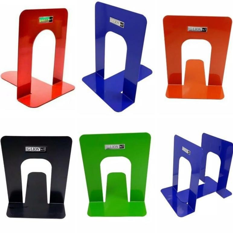 

Pembatas Buku / Book End - LION No. 7 per set isi 2 AST