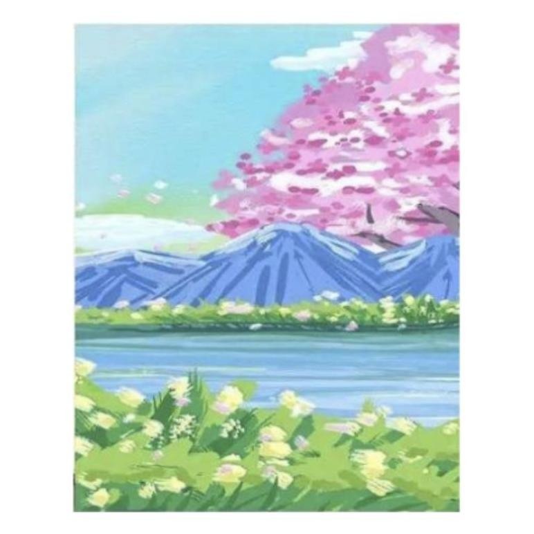 

Painting By Numbers Kit Lukisan Kanvas 40x50cm AST