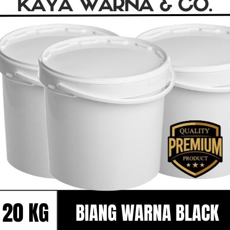 

Biang Warna BLACK Pigmen Tinta Sablon Waterbase Ink KAYA WARNA & CO. (20kg) AST