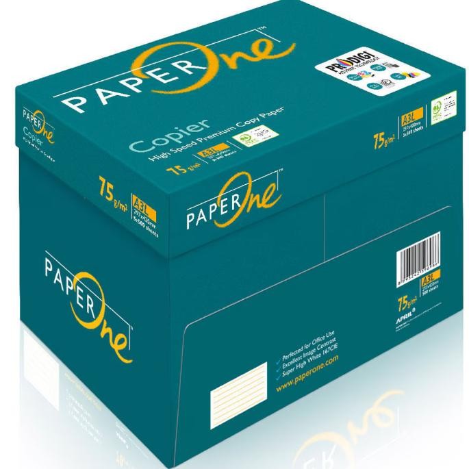 

1 Dus Kertas HVS A3 Putih PAPERONE 75 Gsm AST