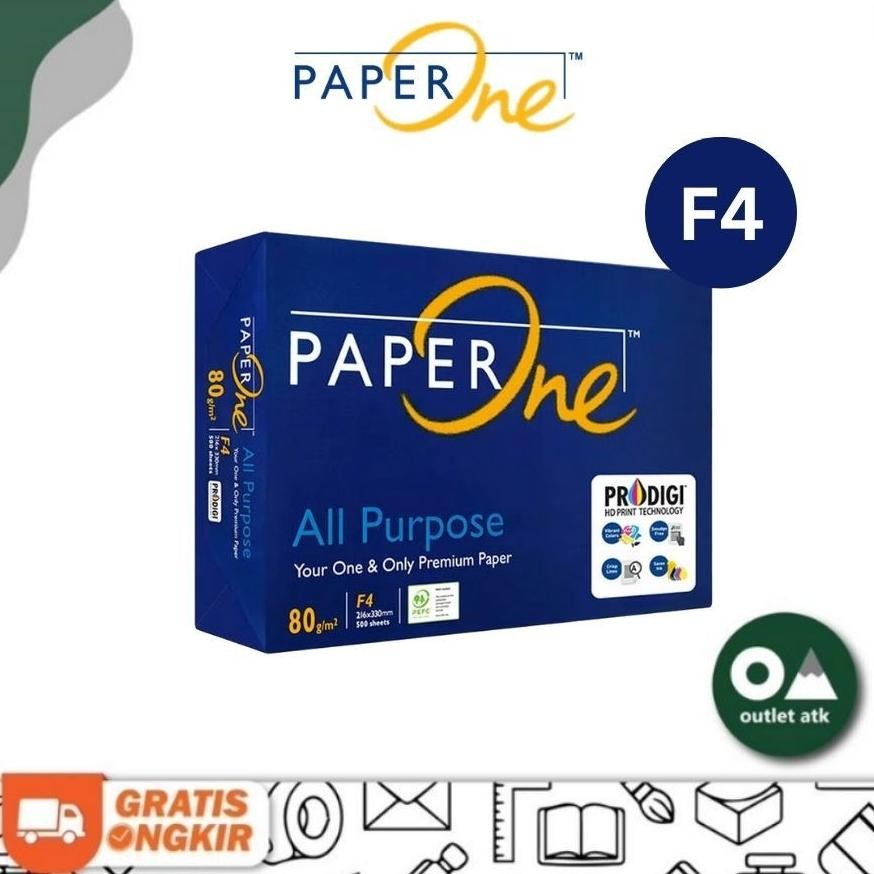 

Kertas HVS F4 / Kertas Fotocopy Paper One 80 gsm / PaperOne Photocopy Paper AST