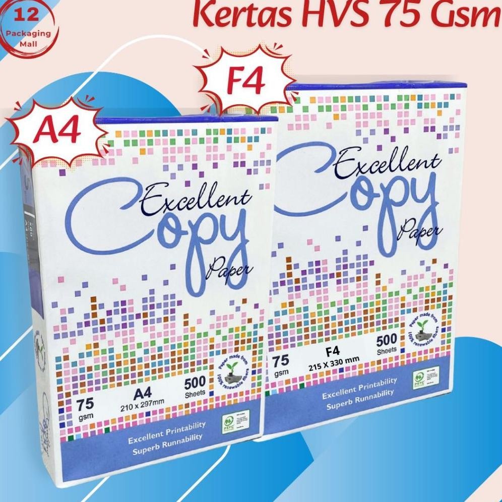 

Kertas HVS A4 F4 75gsm 500 lembar / HVS A4 Termurah (Harga per Rim) AST