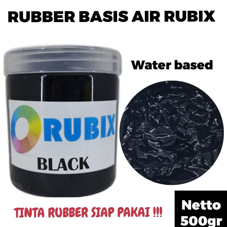 

CAT SABLON RUBBER GL PASTA CAT AKRILIK WARNA HITAM 500GR AST