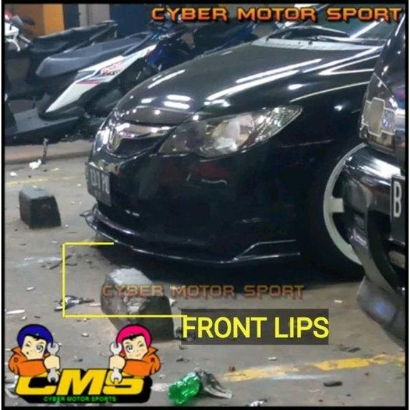 Lips bumper depan civic FD. front lips bumper civic FD. winglet civic