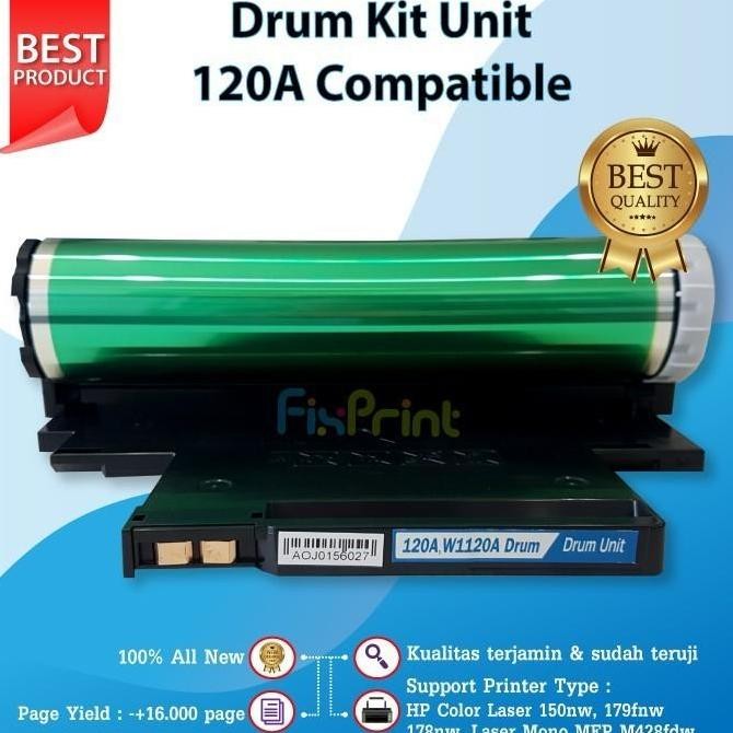 Drum Kit Unit Toner 119A W1120A 120A Imaging Drum Toner 150A Laserjet New Stok