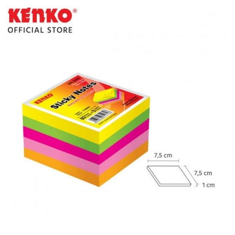 

Index Note PoS it sticky note 7,5 cm x 7,5 cm 1 pack isi 400 sheet AST