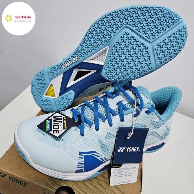 Tersedia SEPATU BADMINTON YONEX ECLIPSION Z WIDE / ECLIPSION Z3 WIDE ORIGINAL LIGHT BLUE S