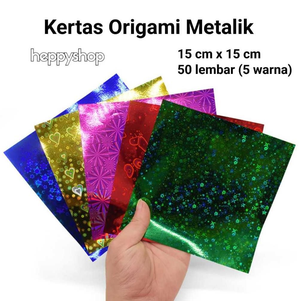 

KertasOrigamiMetalik, Kertas Lipat Metalik AST