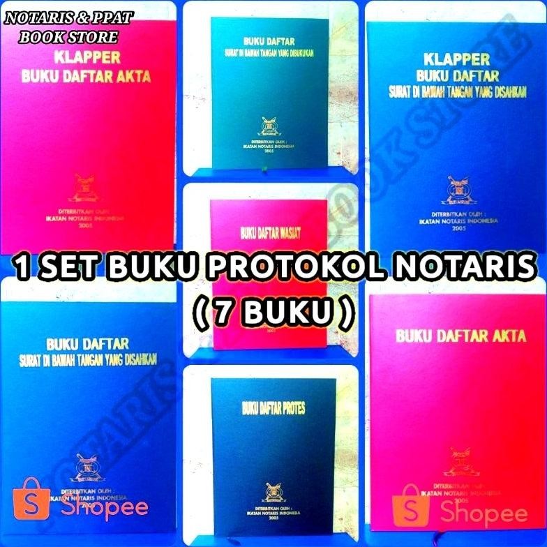 

1 Set ( Isi 7 Buku ) Protokol Notaris / Buku Wajib Notaris AST