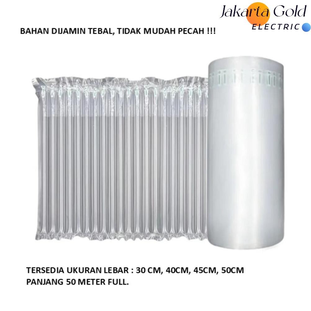 

AIR CUSHION AIR PACK BUBBLE WRAP 50 METER LEBAR 30 CM - 60 CM TEBAL AST
