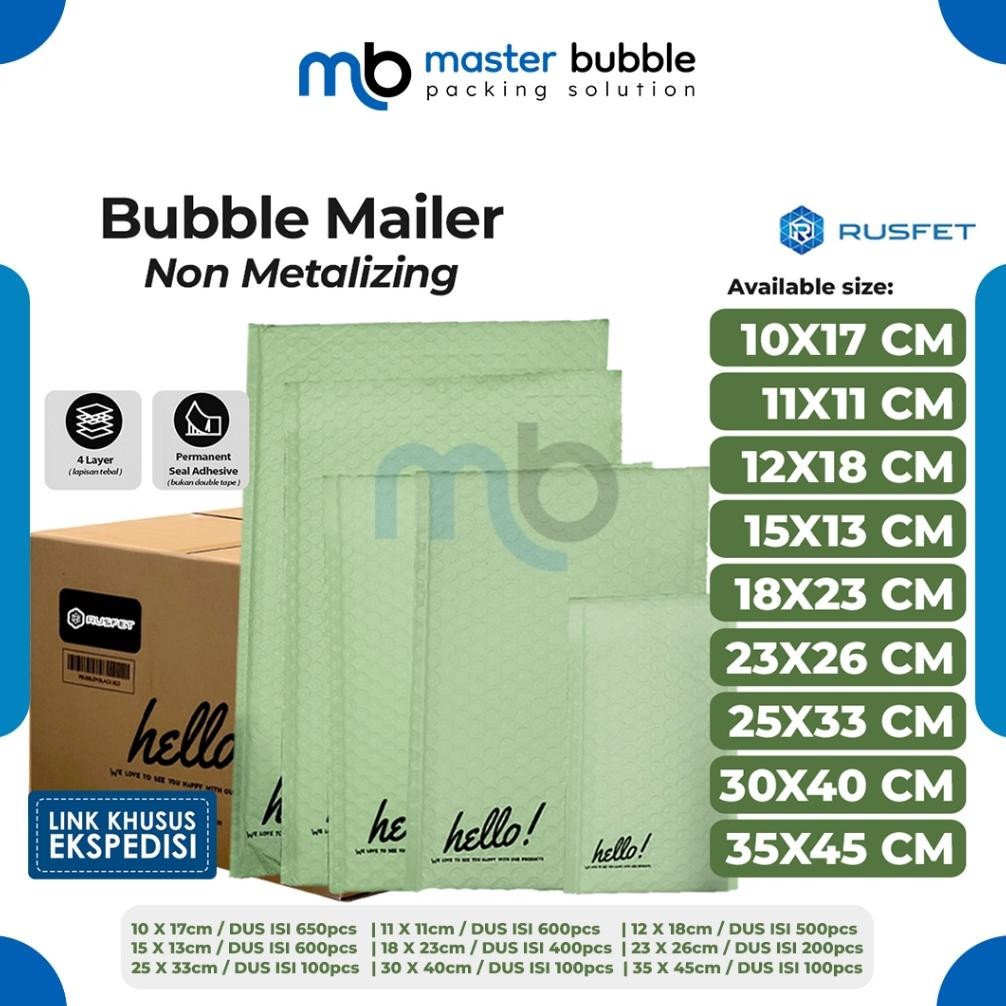 

Amplop Envelope Bubble Mailer Hijau / Security Bag Mailer - Rusfet Harga Per Dus (Khusus Ekspedisi) AST