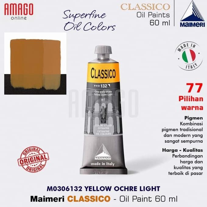 

MAIMERI Classico - Oil Paint - Yellow Ochre Light - 60ml - M0306132 AST