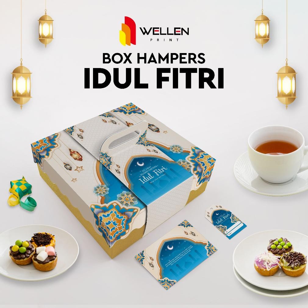 

MINDU WELLEN PRINT Cetak Box Hampers Idul Fitri Custom / Print Kotak Packaging Parcel Kue Kering Exclusive Souvenir Eid Mubarak Ramadhan Kareem