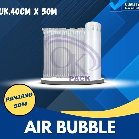 

AIR BUBBLE 40cm X 50m Cushion Wrap Fo-Air / Bubble Wrap Angin Tebal Roll / Poly Air Bubble AST