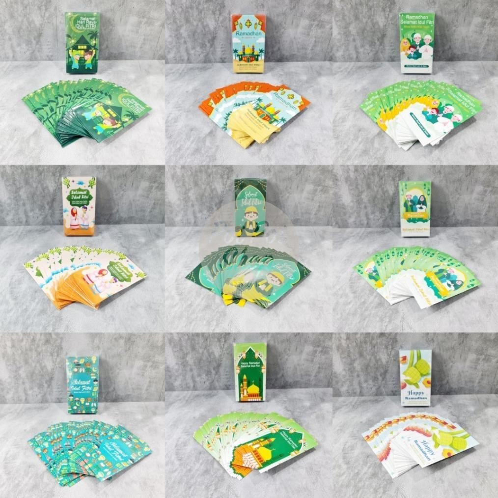 

Amplop Lebaran Idul Fitri THR 2025 Isi 50 Panjang 3D MD Mika Angpau Lebaran Motif Netral Masjid Mekah Eid Mubarak Motif Bagus Glossy Kualitas Tinggi AST