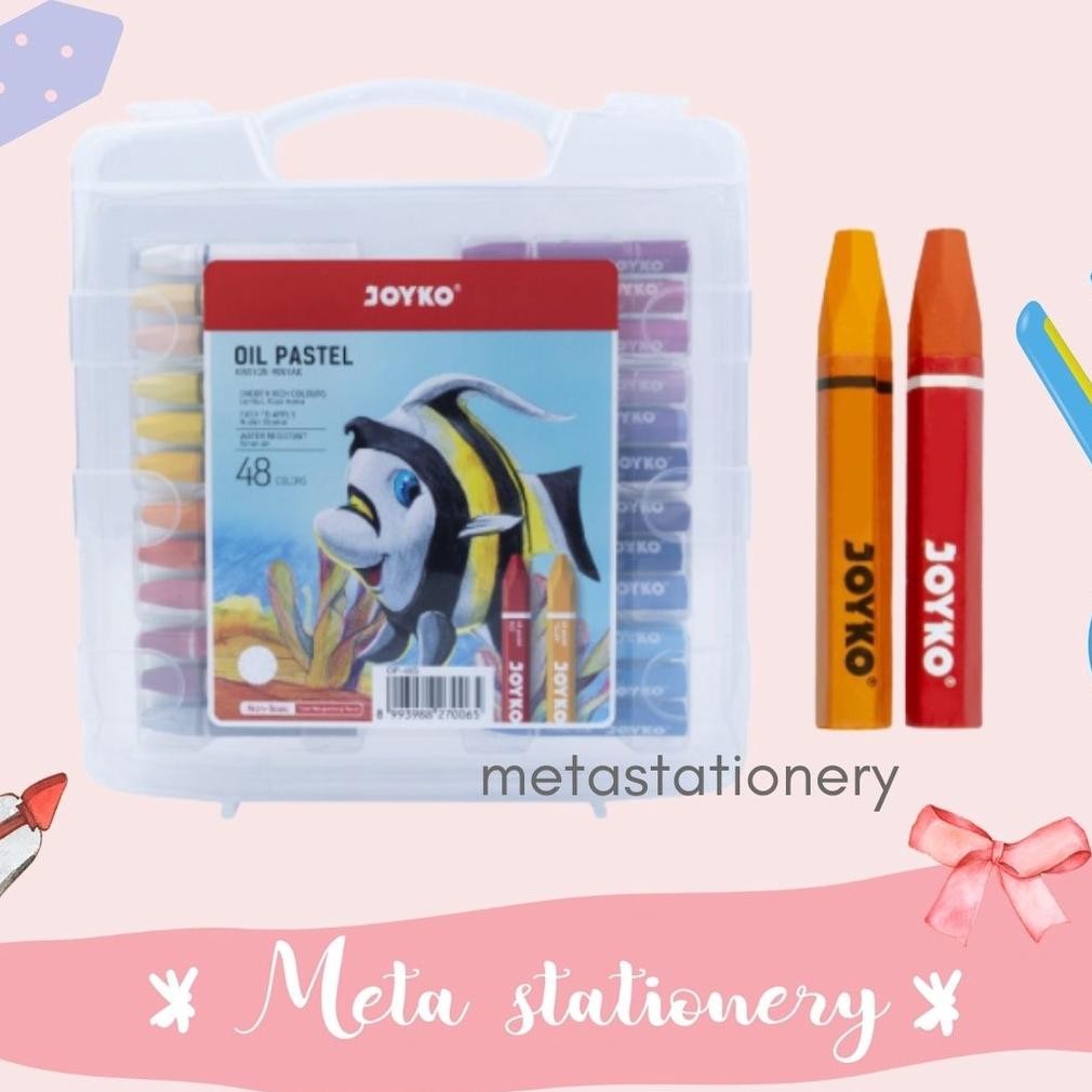 

Oil Pastel / Crayon Minyak Joyko / 48 Warna / Colors AST