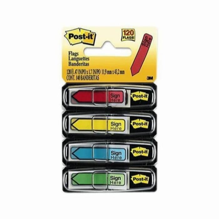 

3M post it flags sign here 684-SH Page Marker AST