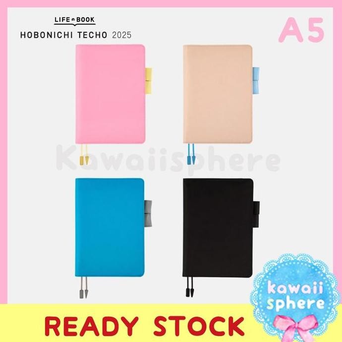 

Hobonichi Techo 2025 Colors Series A5 (Cover Only) | Hobonichi 2025 | Stock Handcarry Japan Co