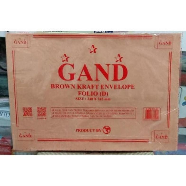 

amplop coklat folio seal ( pakai lem) AST
