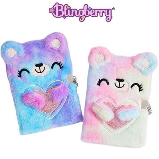 

Buku Diary Gembok Bear Love Notebook Karakter Buku Tulis Harian Diary Bulu Original Kertas Paper Stationery Paper Stationery Co