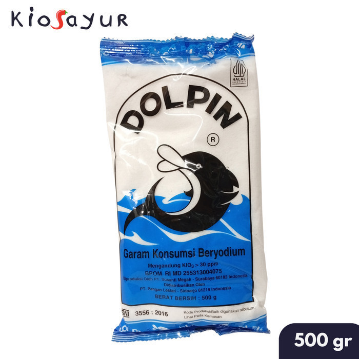 

Garam Dapur Dolphin 500 gram